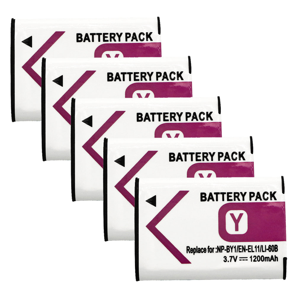 For Sony NP-BY1 Olympus LI-60B Battery Mini HDR-AZ1 1200mAh Camera Batteries