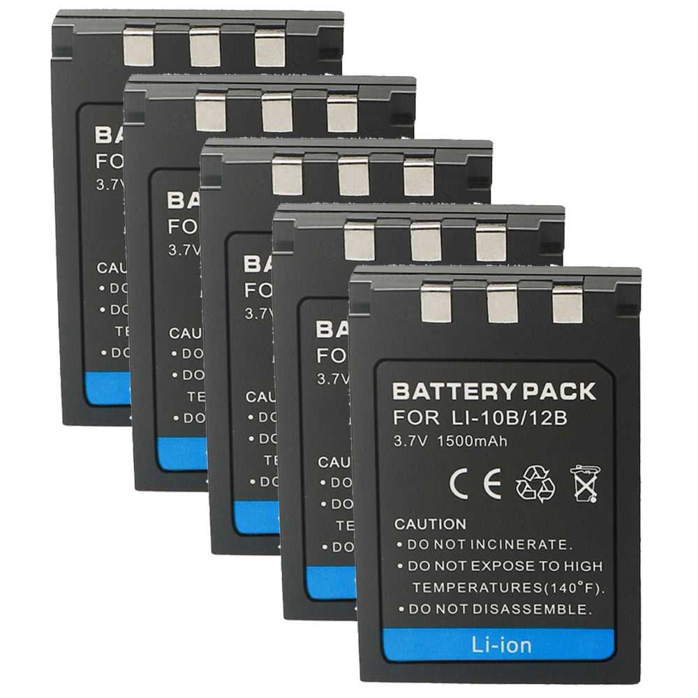For Olympus Li-10B/12B 500mAh Battery MJU: 10, 15, Batteries