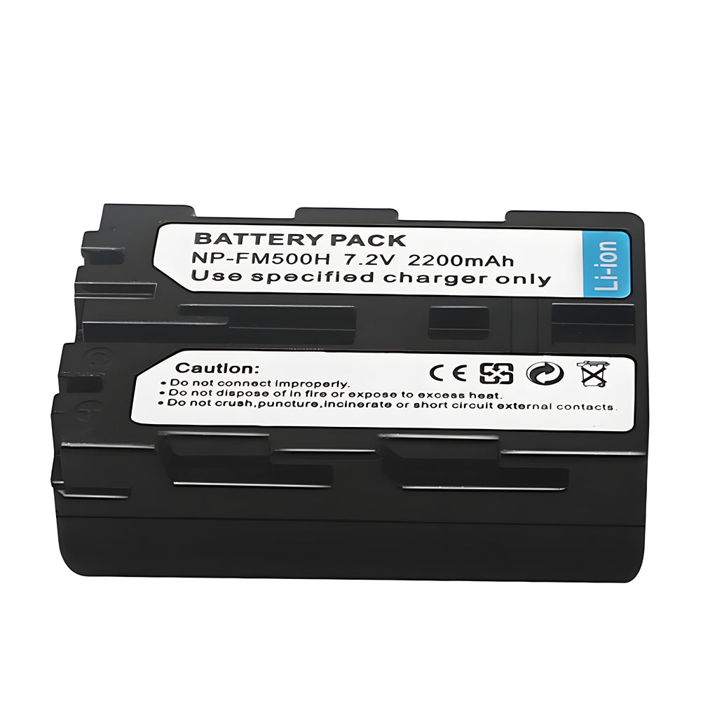 Battery  for Sony NP-FM500H DSLR-A100 A200 A350 A450 A500 2200mAh Camera Batteries