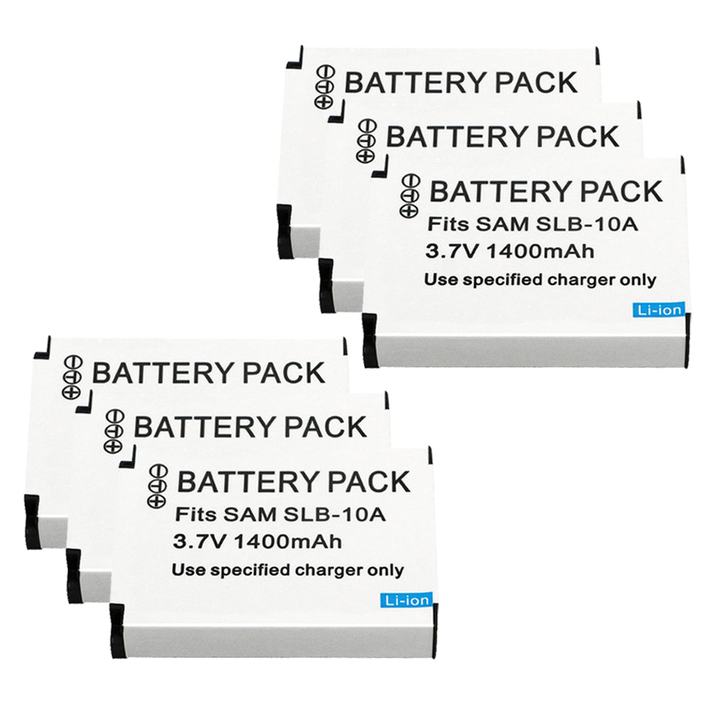 For Samsung SLB-10A Battery ES50 ES55 ES60 EX2F HMX-U10 HMX-U20 HZ10W HZ15W IT100 1400mAh Camera Batteries