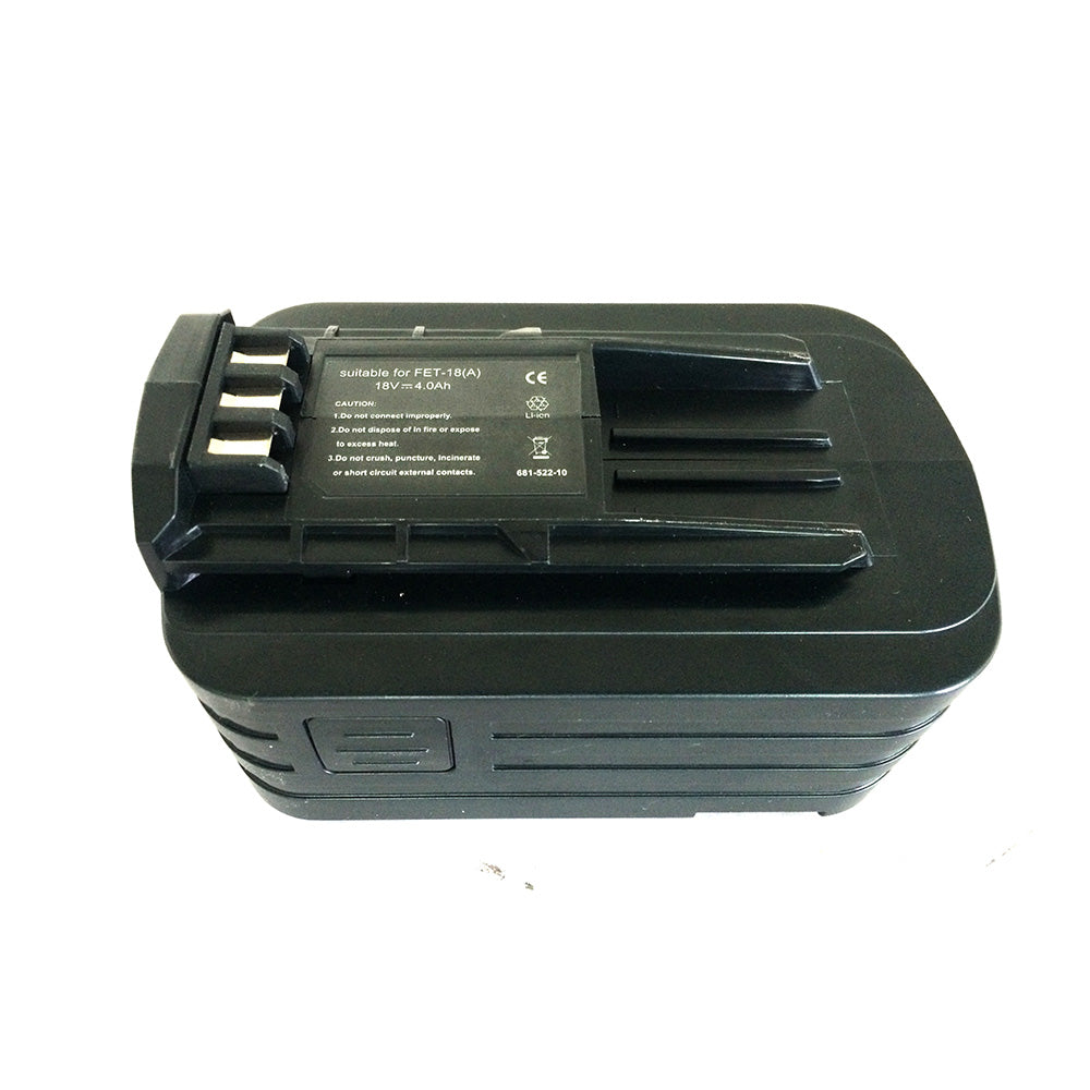 4000mAh/18V Replacement Battery for Festool 498343, 499849, BPC 18 Li C15, PSC/PSBC 400/420, Quadrive T18, Quadrive TSC55, T15, T18 Drill Drivers, T18+3, Ti 15