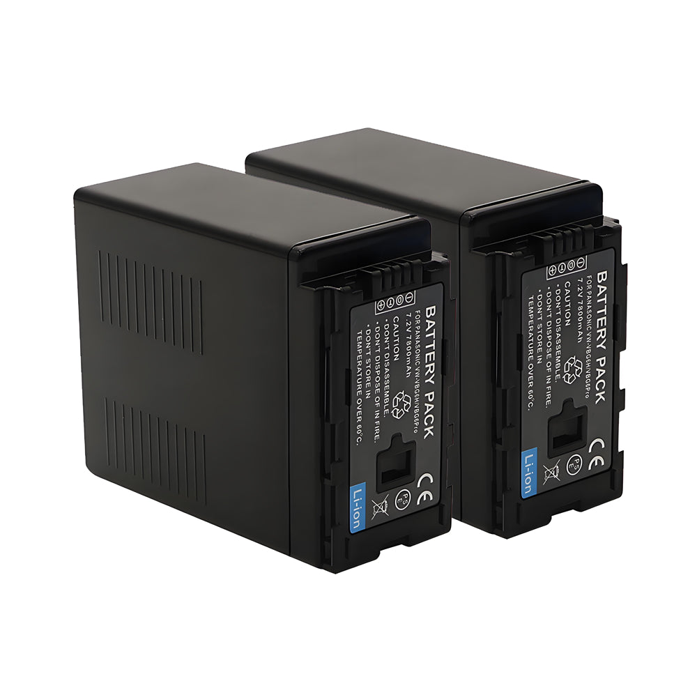 For Panasonic VW-VBG6H Camcorder Battery High Capacity AG-AC160A AC7 AC130A HMC40 HMC70 HMC150 7800mAh Camera Batteries