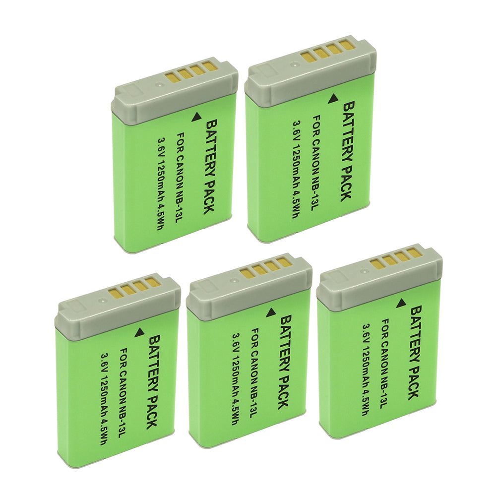 For Canon NB-13L NB13LH Battery PowerShot  G5 X G7 X SX620 HS 1250mAh Camera Batteries