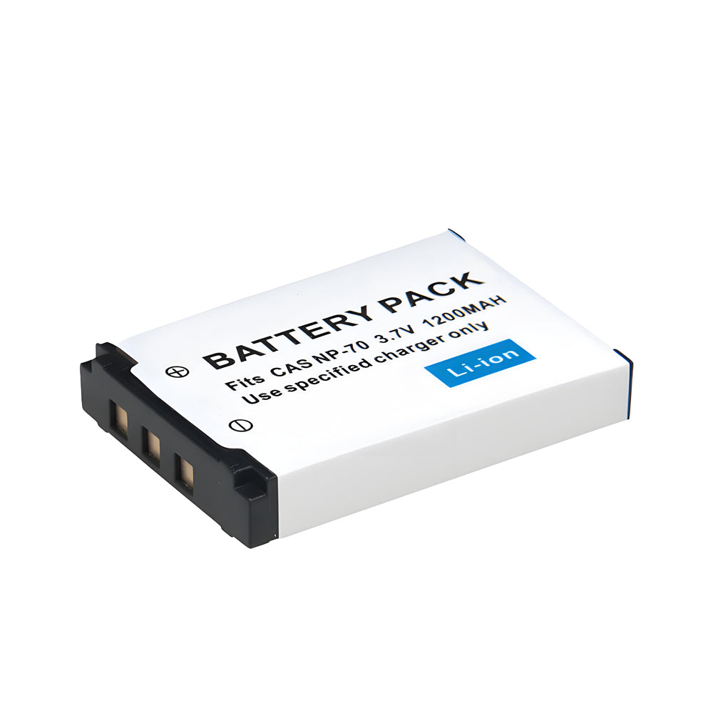 For Casio NP70 NP-70 CNP70 Battery BC-70L Exilim Zoom EX-Z150 EX-Z155 EX-Z250 1200mAh Camera Batteries