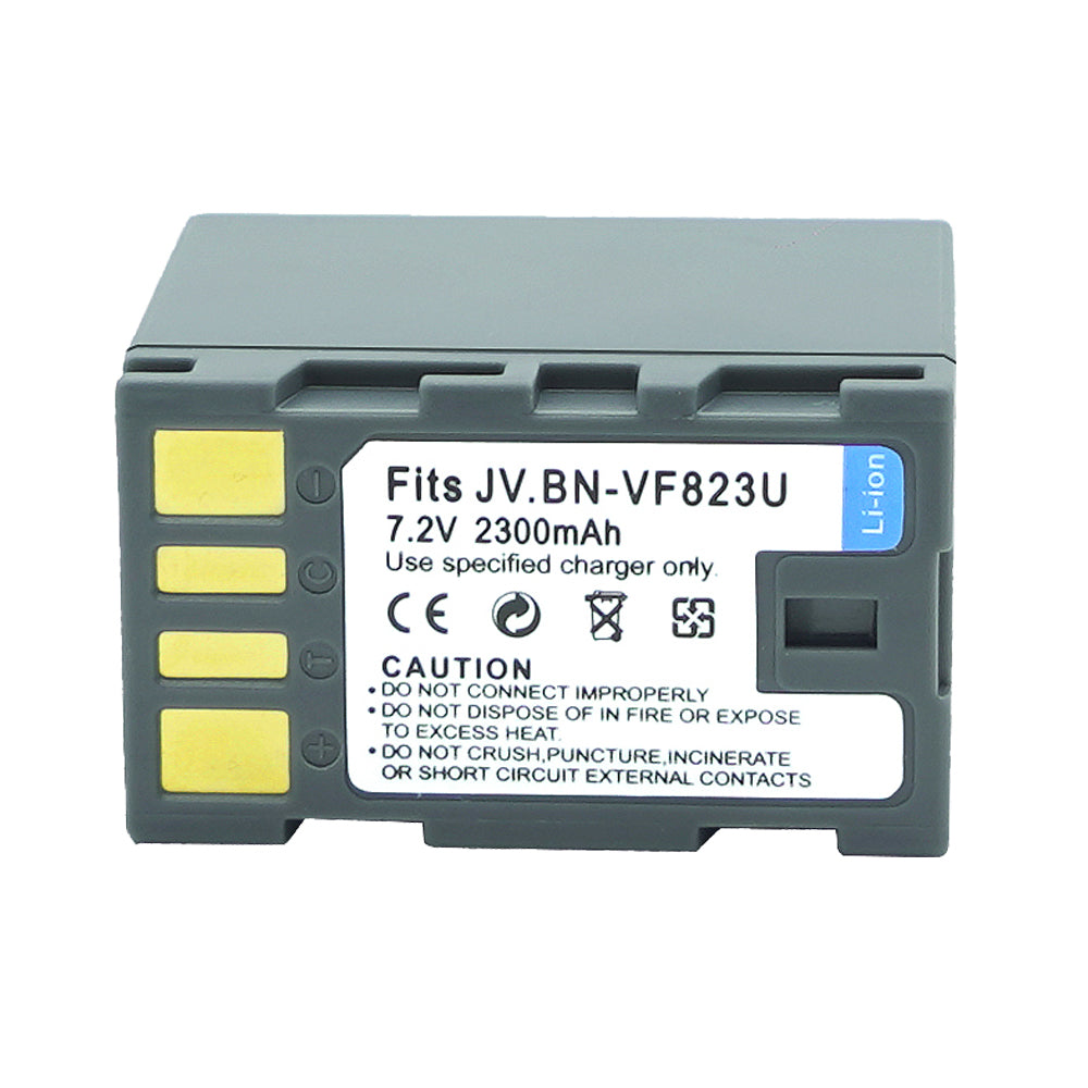 For JVC BN-VF823 BN-VF823U Battery GZ-HD300AUS, GZ-HD300B 2300mAh Camera Batteries