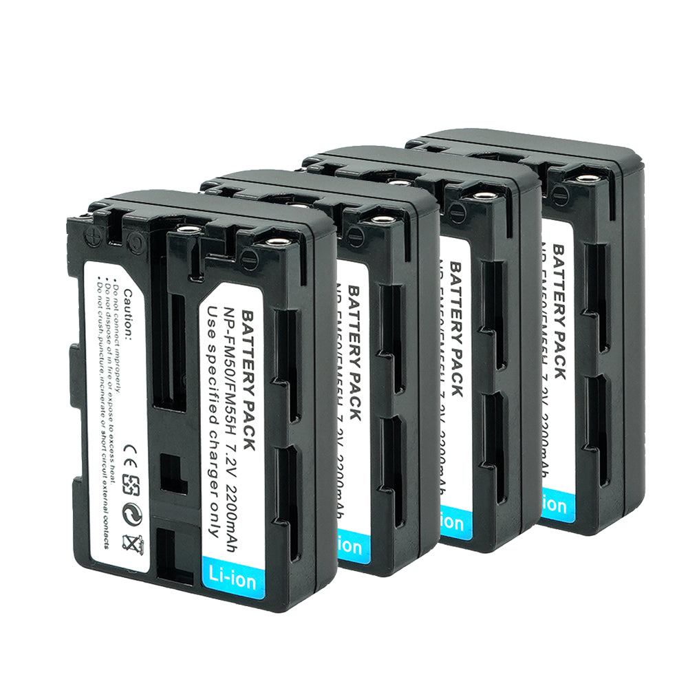 Battery Replacement for Sony NP-FM55 NP-FM50 Cyber-shot DSC-S30 DSC-S85 DSC-S75 DSC-S70 2200mAh Camera Batteries