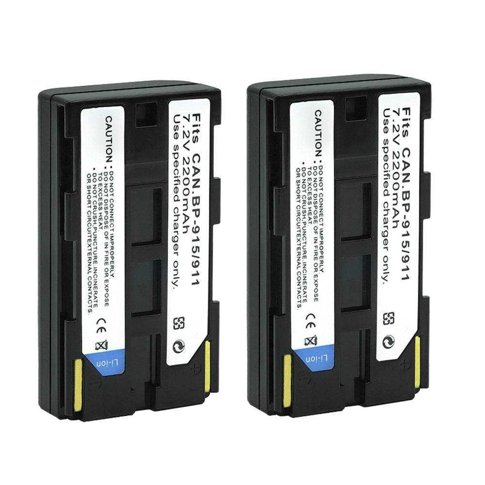 For Canon BP-911 BP-927 BP-914 Battery C2 DM-MV1 C100 2200mAh Camera Batteries