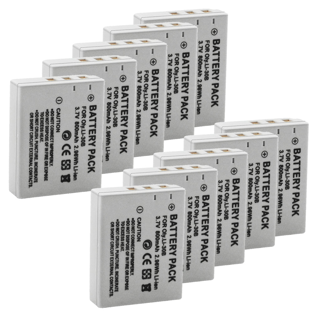 For Olympus Li-30B Battery Stylus Verve Digital S, Μ-mini Digital, Μ-mini Digital S 800mAh Camera Batteries