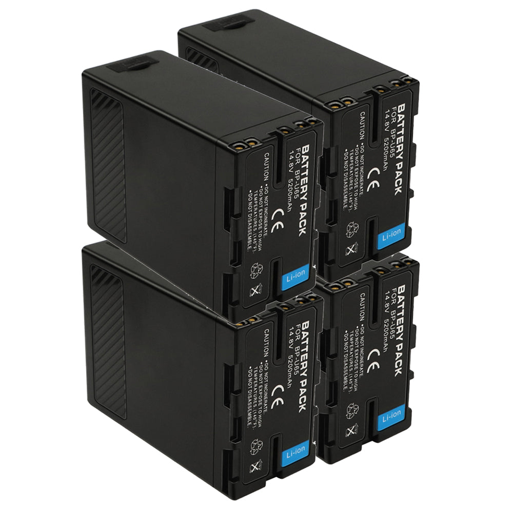 For Sony BP-U65 Battery PMW-200 PMW-300 PMW-EX1 PMW-EX3 PMW-EX1R 5200mAh Camera Batteries