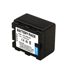 For Panasonic VW-VBN130 Battery Replacement HC-X910, HC-X920, HC-X920M, HDC-HS900, HDC-HS900GK, HDC-HS900GK-3D, HDC-HS900K, HDC-SD800, HDC-SD800GK 1250mAh Camera Batteries