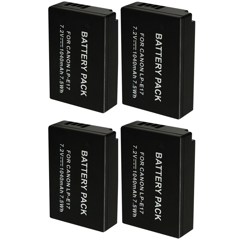 For Canon LP-E17 LPE17 Battery Rebel SL2 EOS Rebel T6i EOS M3 1040mAh Camera Batteries