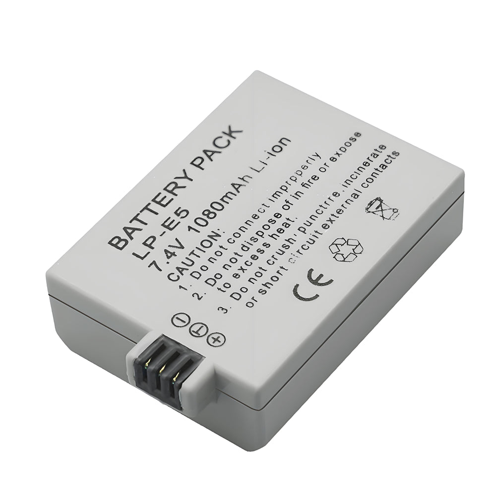 For Canon LP-E5 LPE5 Battery EOS Rebel XSi EOS 450D 1080mAh Camera Batteries