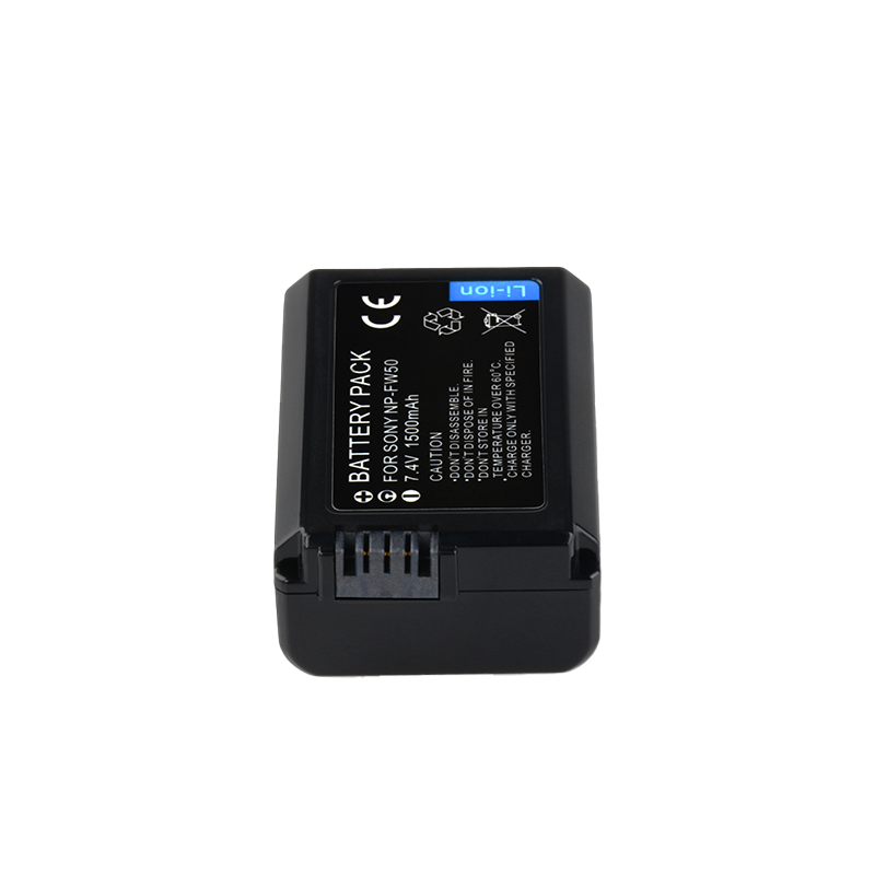 2 Pack Replacement Sony NP-FW50 Battery and Smart LCD Display USB Charger Compatible for Sony ZV-E10, Alpha A6500, A6300, A6000, A7s, A7, A7s Ii, A7s, A5100, A5000, A7r, A7 Ii Camera