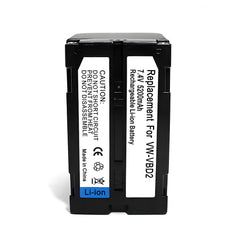 For JVC VW-VBD2 Battery Replacement  CGR-B202A, CGR-B/403 5200mAh Camera Batteries