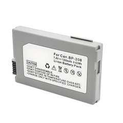 For Canon BP-208 Battery DC10 IViS DC22  MVX1Si 1300mAh Camera Batteries