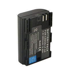 2-Pack of LP-E6N Batteries and Battery Charger for Canon EOS R, 90D, 60D, 70D, 80D, 5D II, III, IV, 6D, 7D, 7D Mark II, XC10, XC15 Cameras