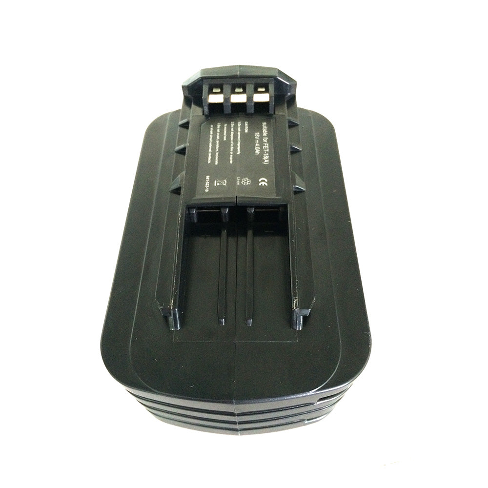 4000mAh/18V Replacement Battery for Festool 498343, 499849, BPC 18 Li C15, PSC/PSBC 400/420, Quadrive T18, Quadrive TSC55, T15, T18 Drill Drivers, T18+3, Ti 15