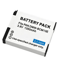 For Panasonic DMW-BCM13 Battery DMW-BCM13E, DMW-BCM13PP VSK0800 1350mAh Camera Batteries