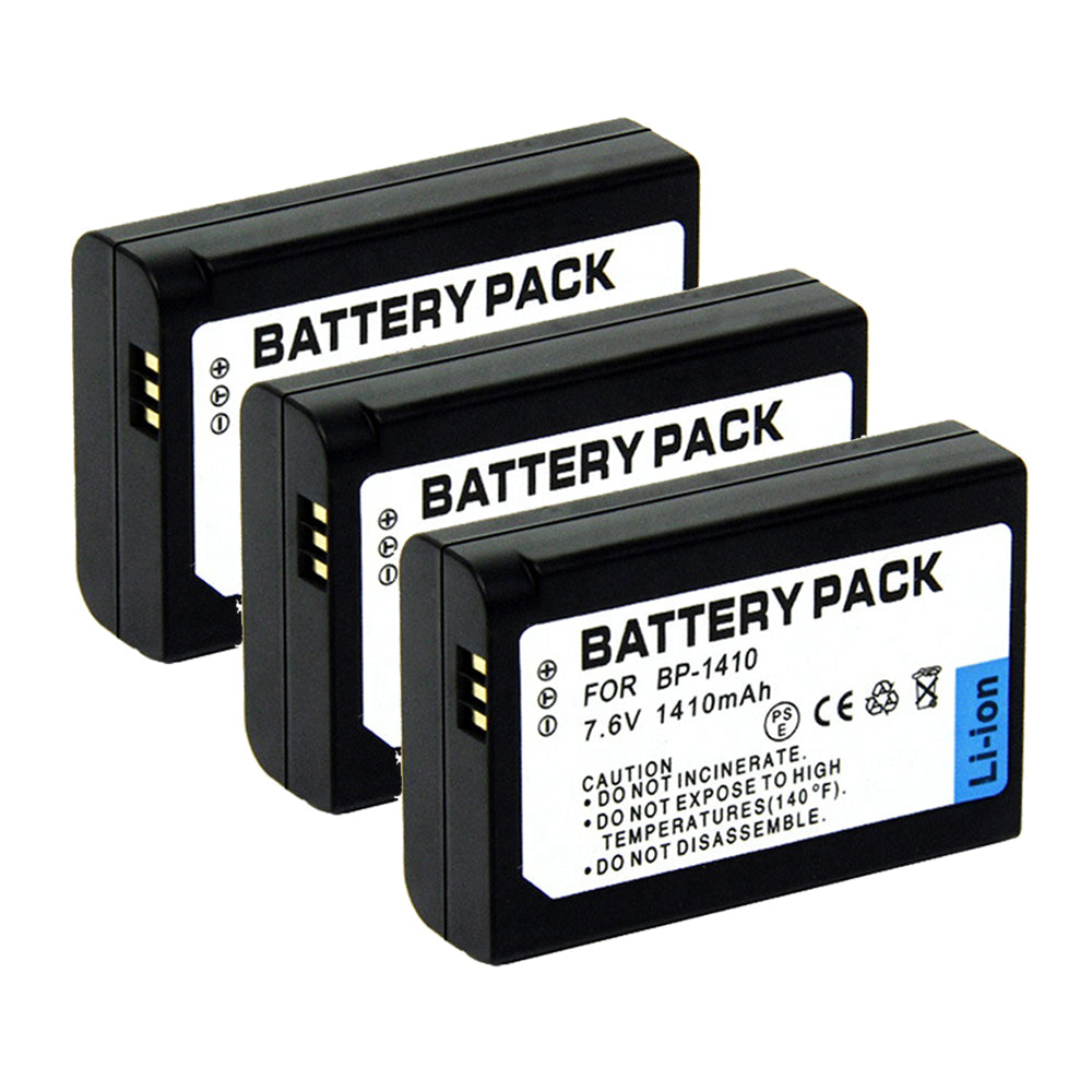 For Samsung BP-1410 BP1410 Battery NX30 WB2200 Samsung WB2200F 1410mAh Digital Camera Batteries
