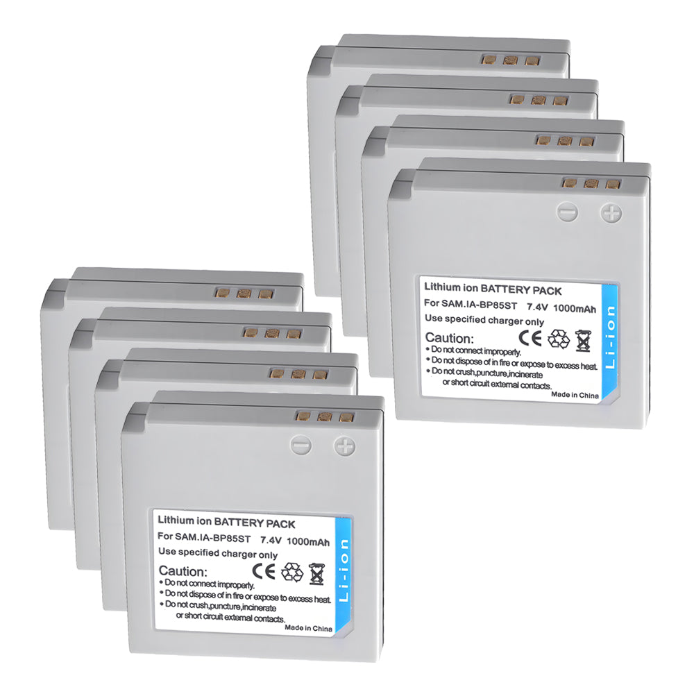 For Samsung IA-BP85ST Battery HMX-H100,HMX-H104,HMX-H105,HMX-H106,HMX-H1000,HMX-H1052 1000mAh Camera Batteries
