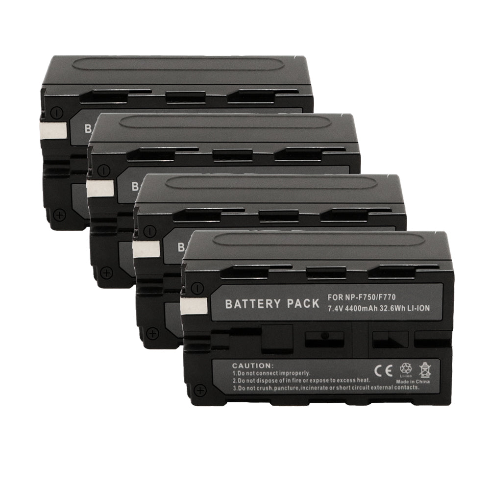 For Sony NP-F750 Battery CCD-TRV215 CCD-TR917 CCD-TR315 HDR-FX1000 4400mAh Camera Batteries