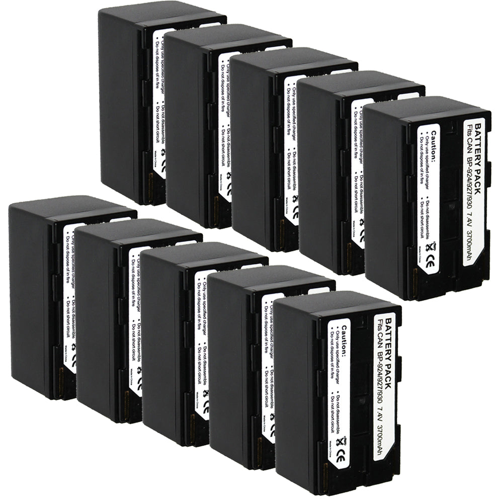 For Canon BP924 BP927 BP930 Battery C2 DM-MV1 C100 3700mAh Camera Batteries