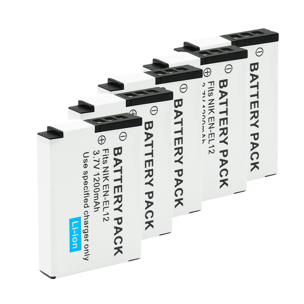 For Nikon EN-EL12 Battery Nikon Coolpix A900 A1000 B600  W300 1200mAh Camera Batteries