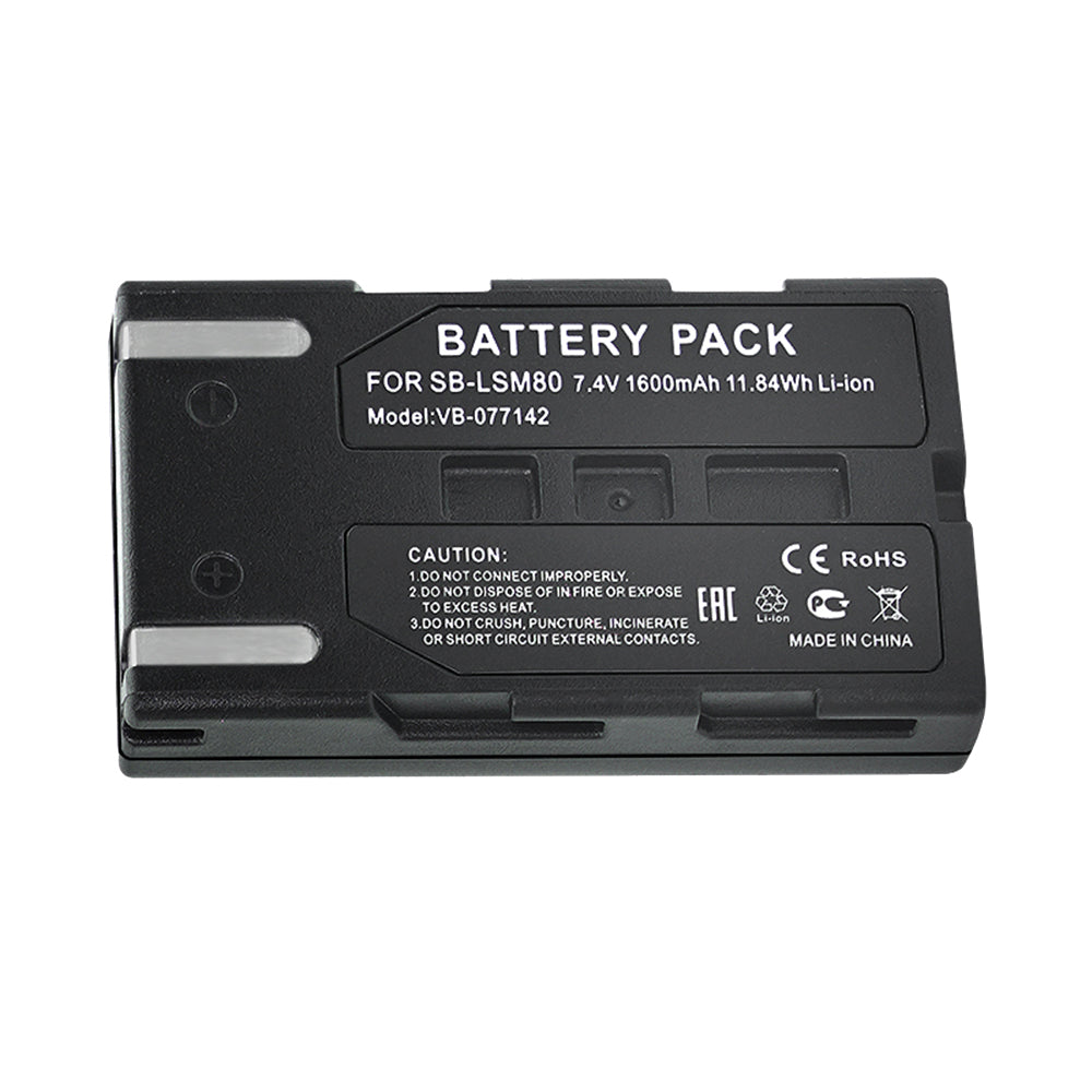 For Samsung SB-LSM80 Battery  SC-D263 SC-D351 SC-D352 SC-D353 SC-D354 1000mAh Camera Batteries