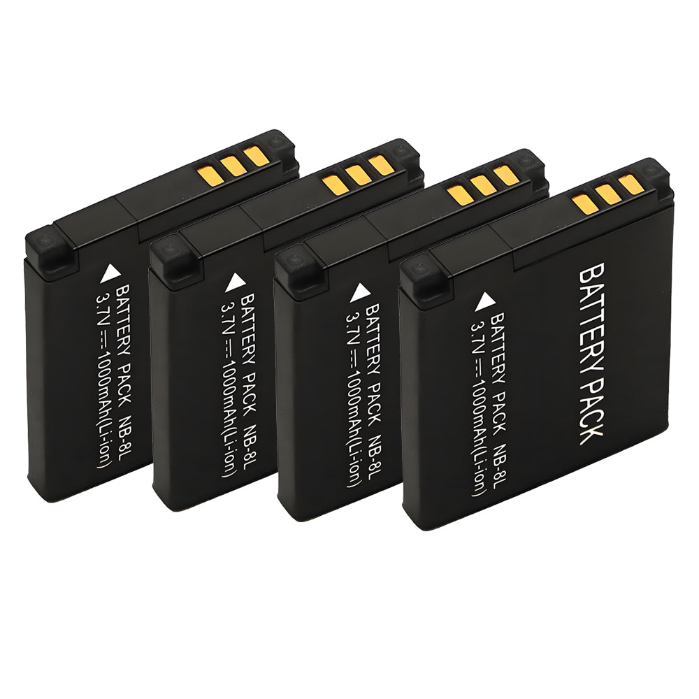 For Canon NB-8L Battery PowerShot A2200 A3000 IS 1000mAh Camera Batteries