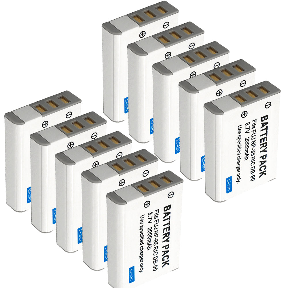 For Fujifilm NP-95 Battery FinePix REAL 3D W1, X100, X100S, X-S1 Batteries