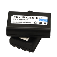 For Nikon EN-EL1 Battery Cooipix 4300 4500 4800 1100mAh Camera Batteries