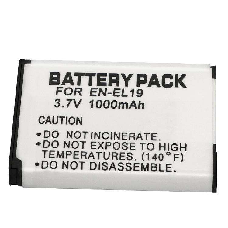 Battery + USB Charger for Nik EN-EL19 Coolpix A100 S100 S2750 S2800 S3300 S3400 S3500 S3600 S4200 S4300 S4400 S5200 S5300 S6400 S6500 S6600 S6700 S6800 S6900 S7000, Son NP-BJ1 DSC-RX0