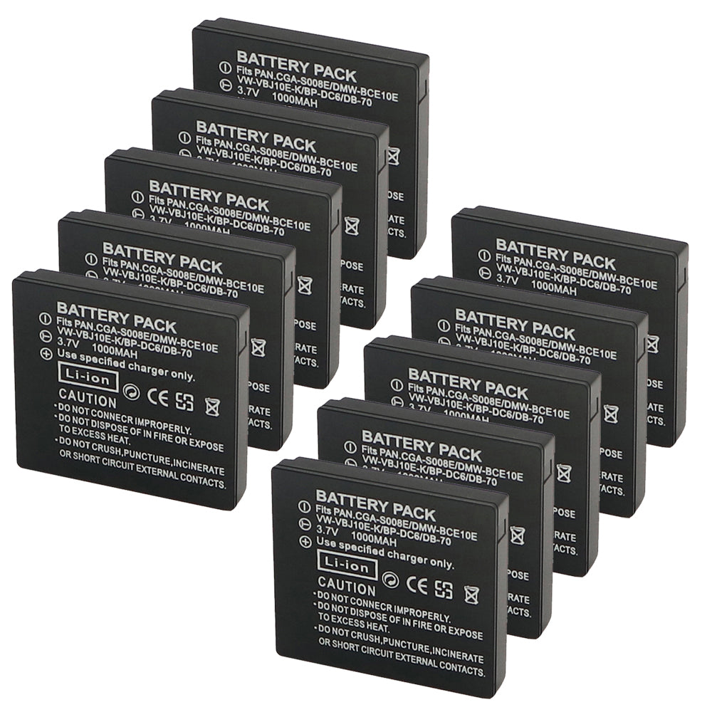 DB-70 Battery Replacement  for Ricoh Caplio R6, R7, R8, R10, CX1, CX2  Cameras