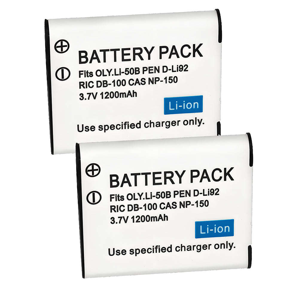 For Casio NP-150 NP-10 Battery Digital Camera 1200mAh Ultra High Capacity Replacement Batteries