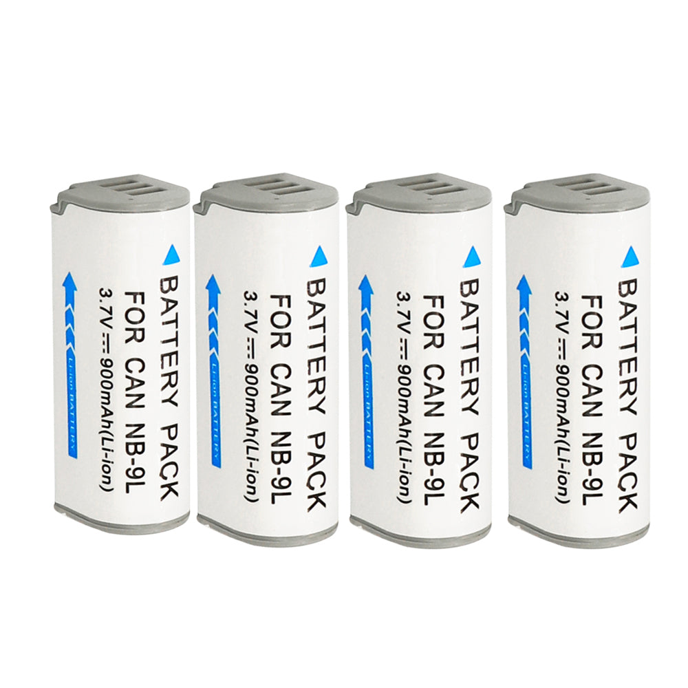 For Canon NB-9L NB-9LH Battery PowerShot N2 SD4500 IS 900mAh Camera Batteries