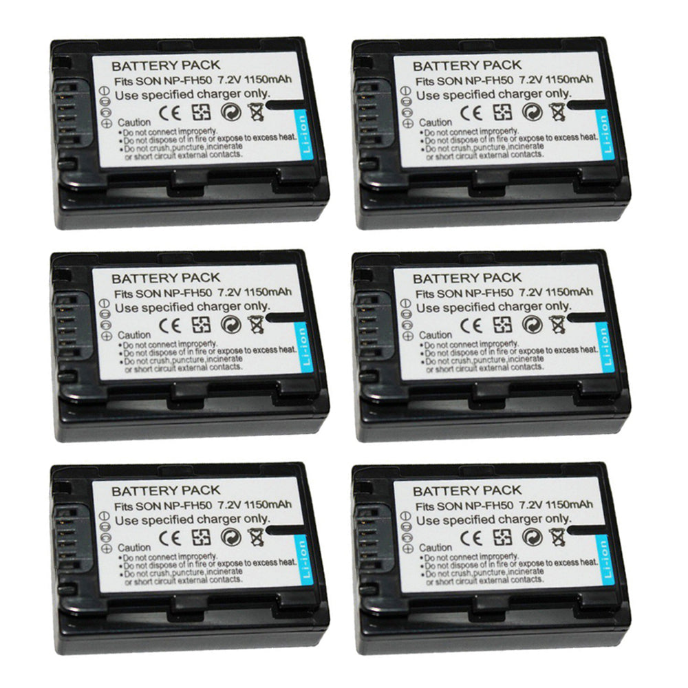 For Sony NP-FH50, NP-FH40 Battery DSLR-A230, DSLR-A330, DSLR-A290, HDR-TG1E 1150mAh Camera Batteries