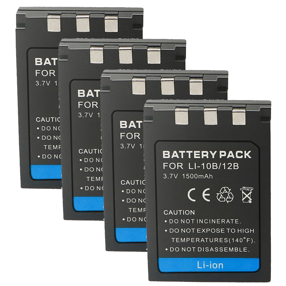 For Olympus Li-10B/12B 500mAh Battery MJU: 10, 15, Batteries