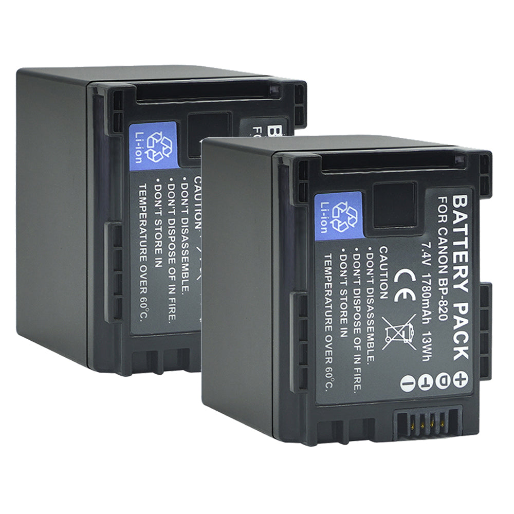 For Canon BP-820 Battery XA10 VIXIA HF G21 XF400 1780mAh Camera Batteries