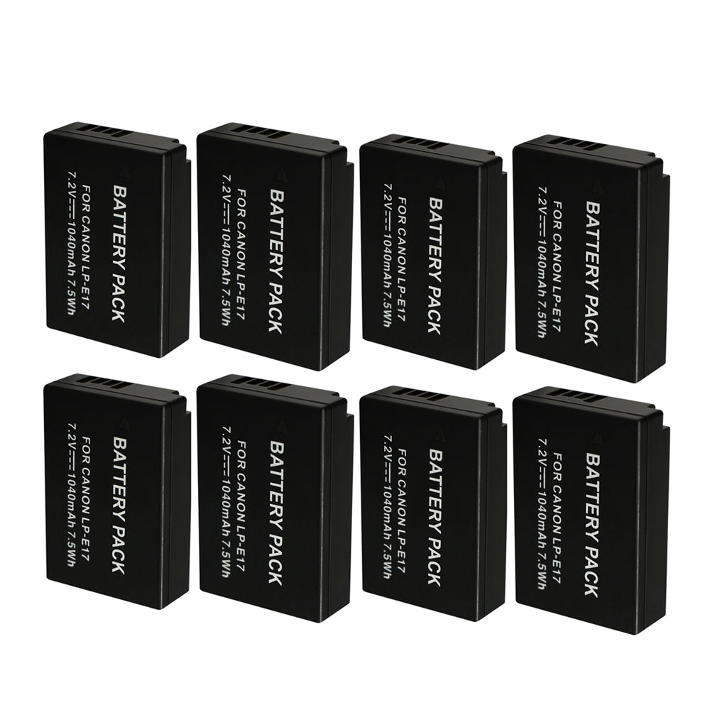 For Canon LP-E17 LPE17 Battery Rebel SL2 EOS Rebel T6i EOS M3 1040mAh Camera Batteries