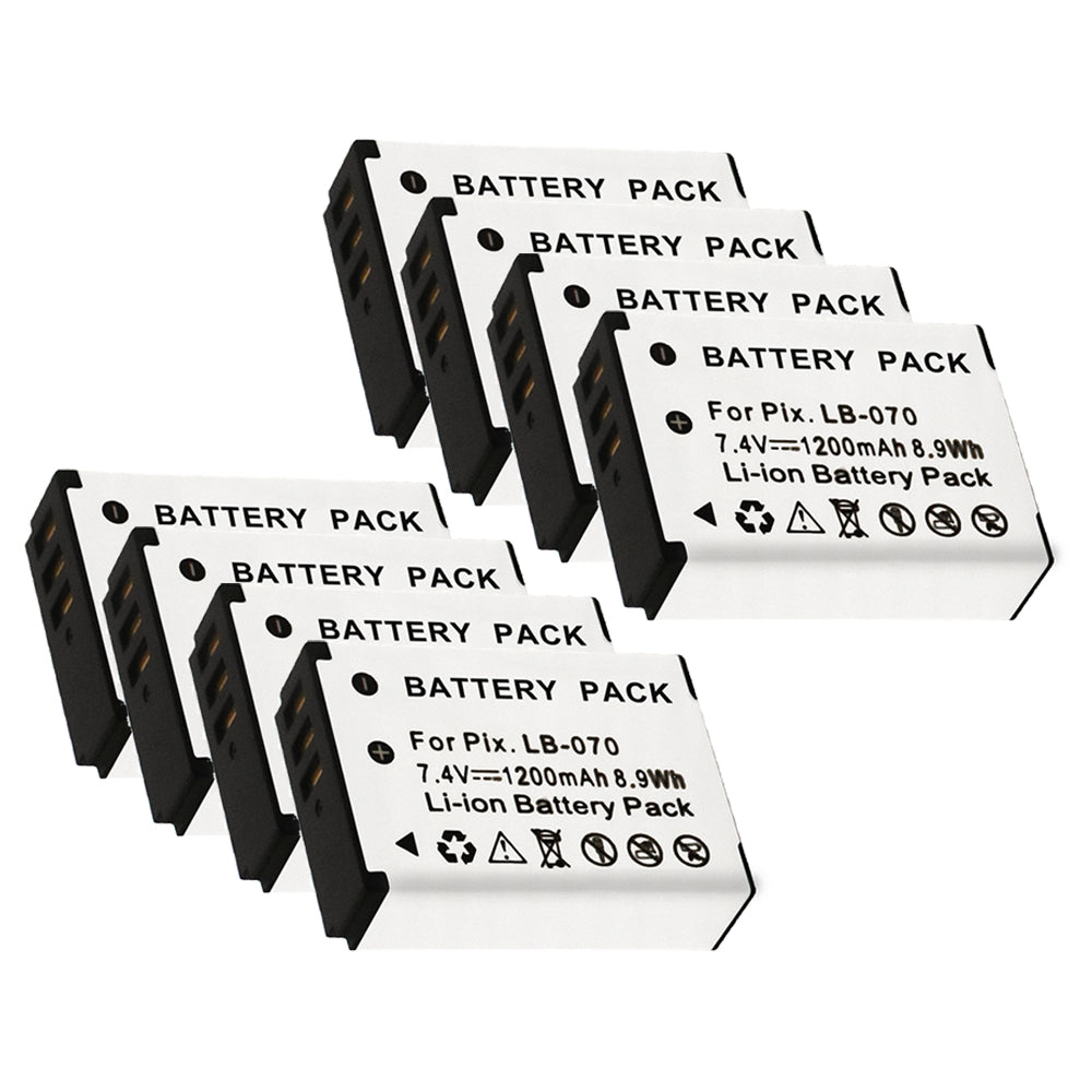 For Kodak Camera Battery LB-070 7.4V 1200mAh Batteries