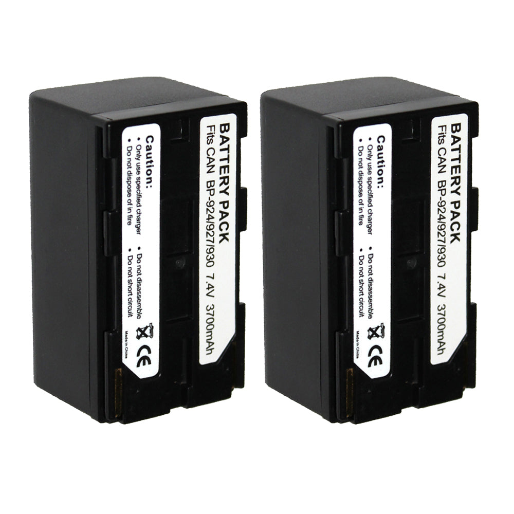 For Canon BP924 BP927 BP930 Battery C2 DM-MV1 C100 3700mAh Camera Batteries