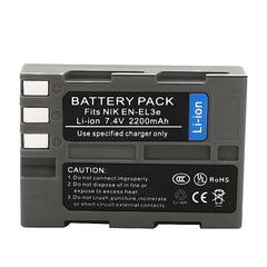 For Nikon EN-EL3E Battery Nikon D100 D100SLR D200 D300 D300S 2200mAh Camera Batteries
