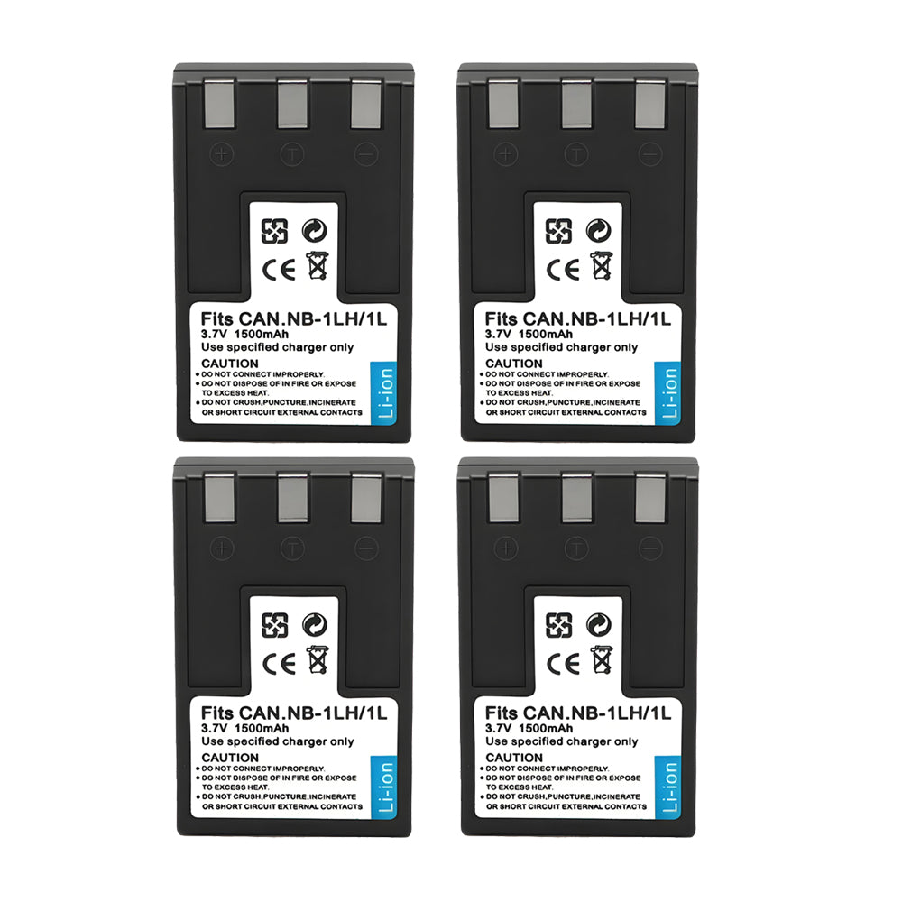 For Canon NB-1LH Battery  NB-1L S200 S230 S300 S330 S400 S410 S500 1500mAh Camera Batteries