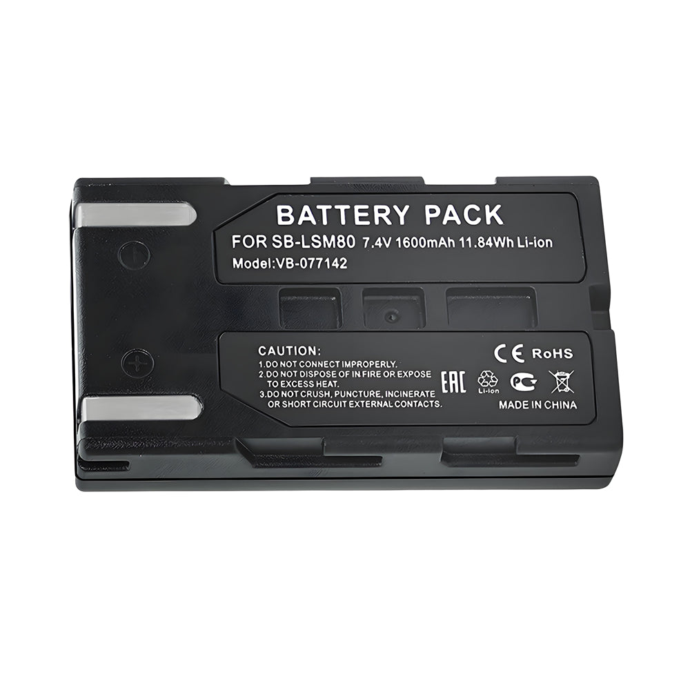 For Samsung SB-LSM80 Battery  SC-D263 SC-D351 SC-D352 SC-D353 SC-D354 1000mAh Camera Batteries