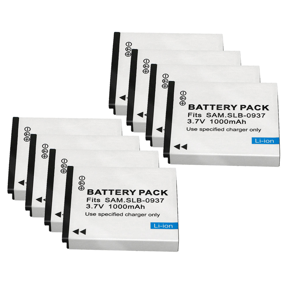 For Samsung SLB-0937 Battery SAC-47 CL5, CL50, CL80, I8, Digimax L730, L735,L830, NV4, NV33, ST10 1000mAh Camera Batteries