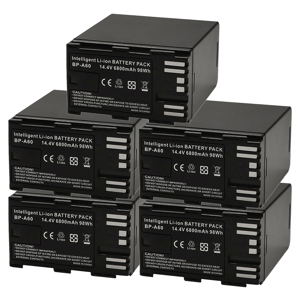 For Canon BP-A60 Battery EOS C200 EOS C700 XF605 6800mAh Camera Batteries