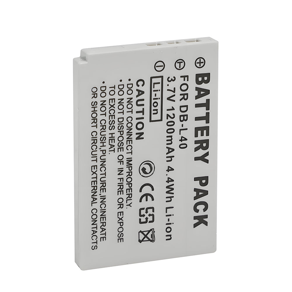 For Sanyo Camera Battery DB-L40 3.7V 1200mAh Batteries