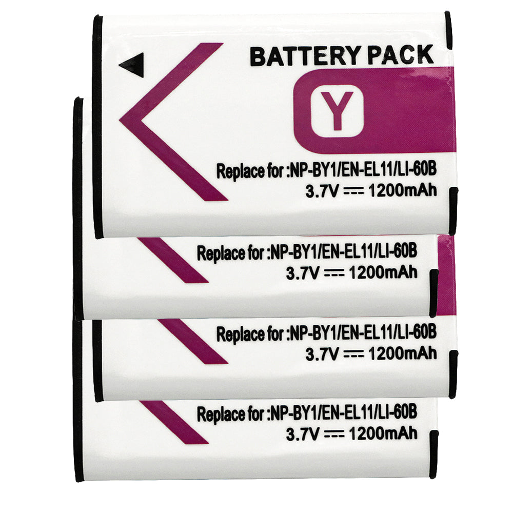 For Nikon EN-EL11 LI-60B Battery COOLPIX S550 COOLPIX S560  L50 M50  S1 V20 W60 Camera Batteries