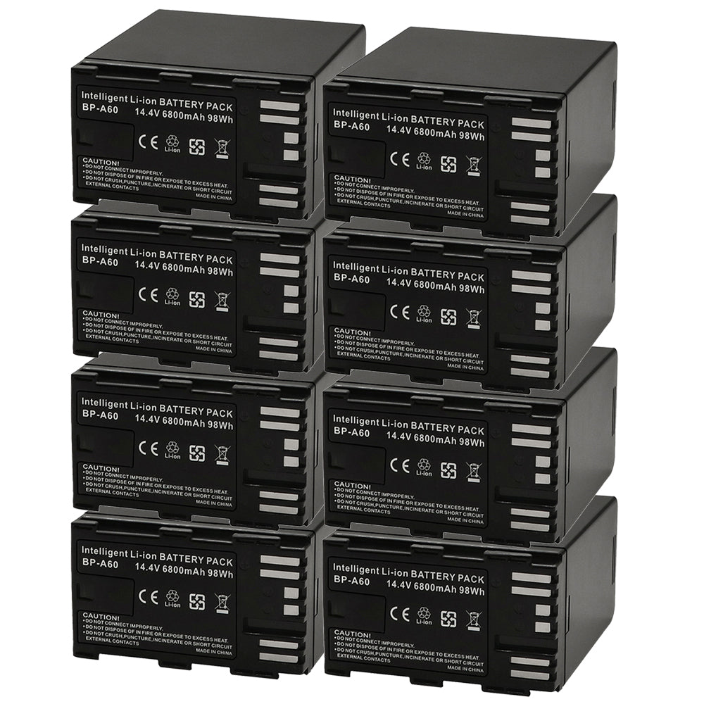 For Canon BP-A60 Battery EOS C200 EOS C700 XF605 6800mAh Camera Batteries