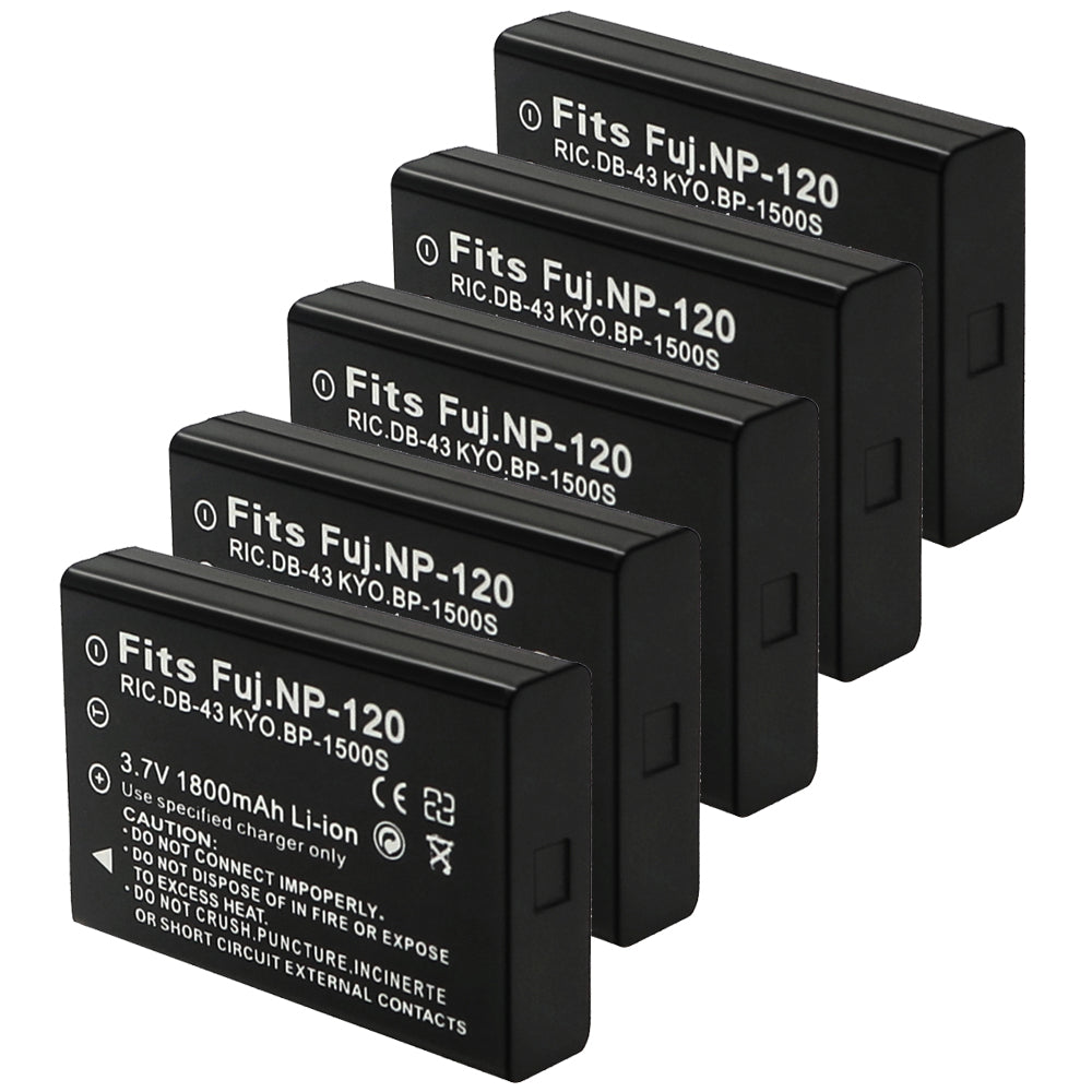 For Fujifilm FNP-120 Battery FinePix 603 MN35Z 20MP 35X Camera Batteries